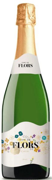 Вино ігр. Cami de Flors Cava Brut сухе біле 11.5% 0.75 л